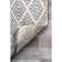 Tapis à rayures intérieur / extérieur gris / blanc Mikole