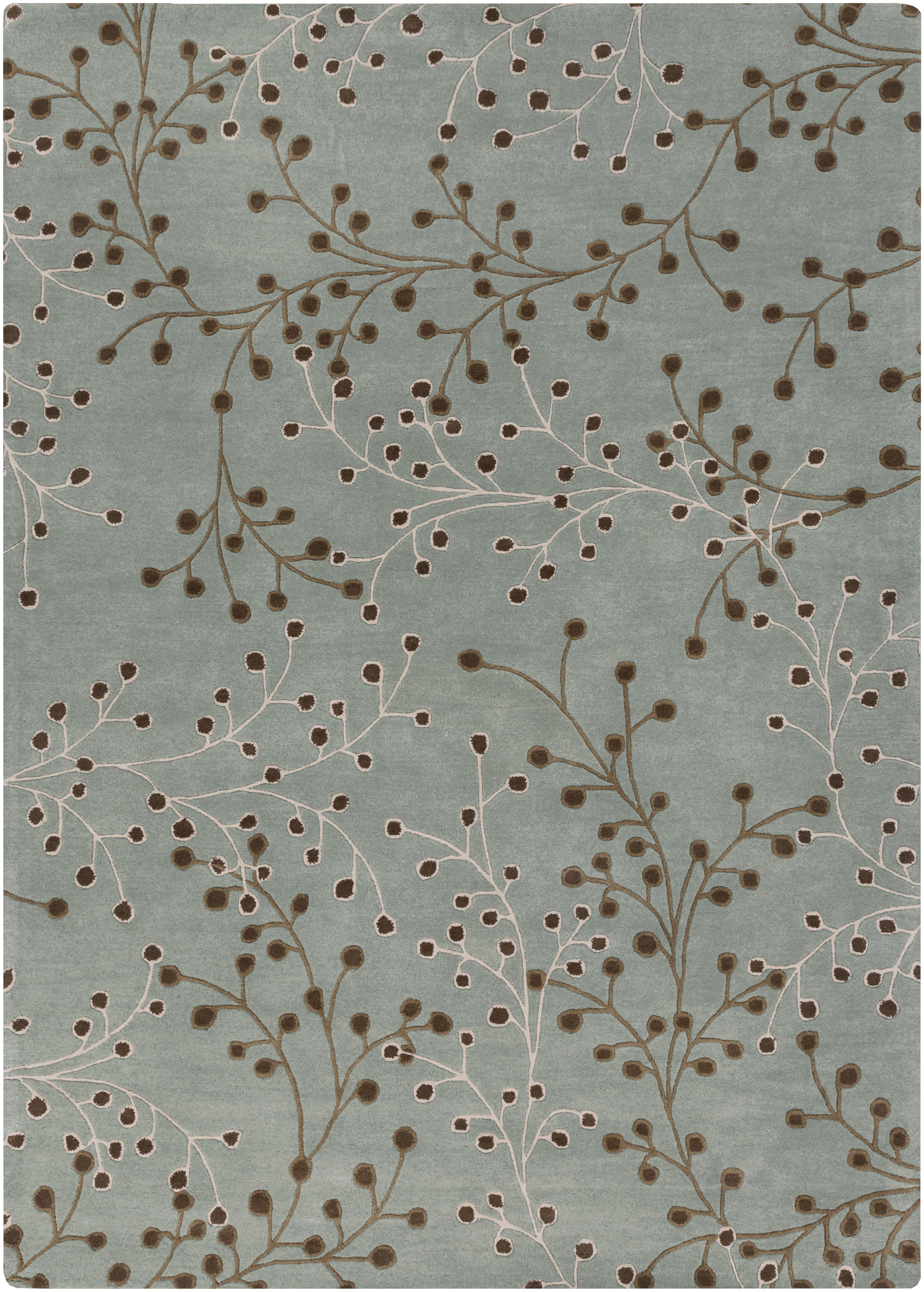 Green And Raspberry Area Rug Langley Street® Elsberry Floral Handmade Tufted Sage Green Area Rug ...