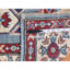 Tapis de couloir très large et long en laine noué à la main 5 pi 3 po x 19 pi 9 po bleu Kazak 12D511D6C0B44FC8B0BCFD1C6B3619A8