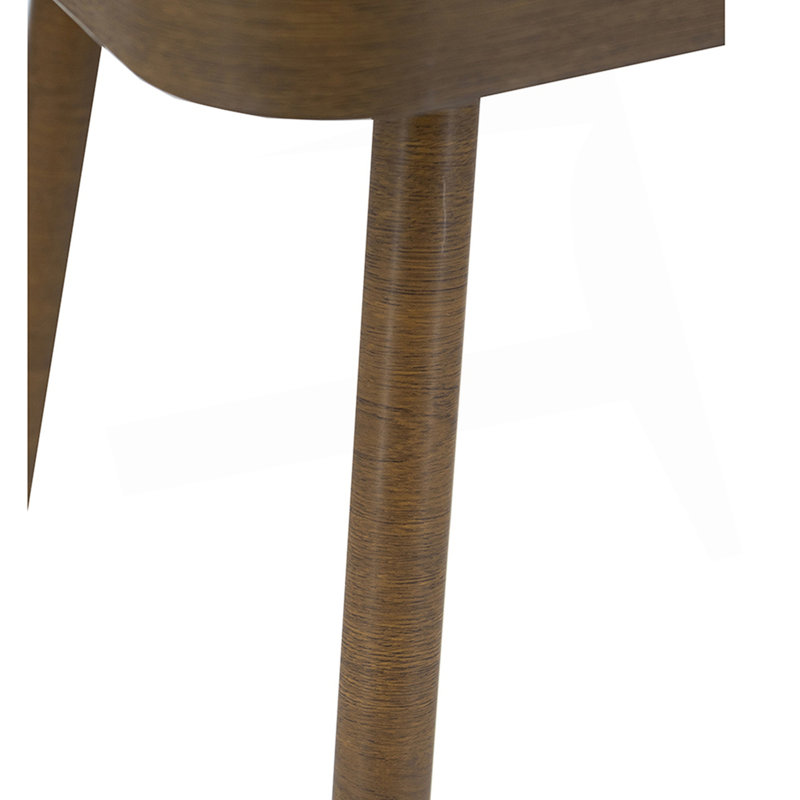Table d'appoint carrée avec plateau en verre