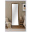 Élégant miroir de plancher pleine longueur avec cadre en bois d'eucalyptus, parfait pour un décor moderne et traditionnel