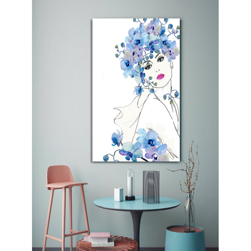 «In Bloom 1», reproduction d'impression sur toile encadrée, H 40 po x l 24 po x P 1,5 po, Toile tendue