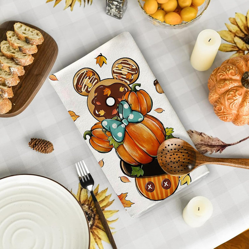 Linge de cuisine d'automne