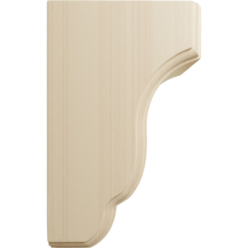 Charleston Corbel, Hévéa, H 6,5 po x l 3,5 po x P 4 po