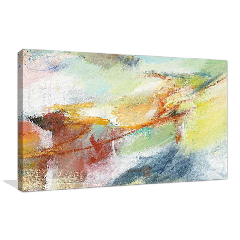«Poss Possix III Crop» - peinture, Toile tendue, H 36 po x l 60 po x P 1,5 po