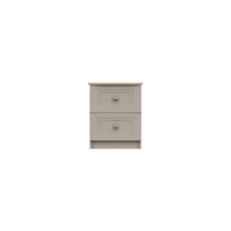 Adnan 39.8 cm W Bedside Table, Fired Earth