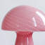 Glass Mushroom Table Lamp, Large Close Top, Butter-428350357