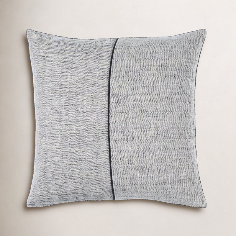 Damir Reversible Pillow Cover, 18" x 18", Polyester/Polyfill