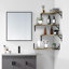 Ensemble de 4 tablettes murales en bois-1591084320
