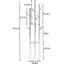 Modern Freestanding Coat Rack With Double Shelves And 9 Hooks, Sturdy Metal And Marble Hall Tree For Hanging Coats, Hats, Bags, And Scarves