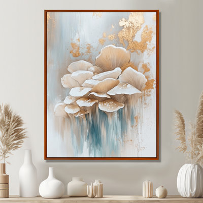 Cossey I - Art mural sur toile encadré champignon