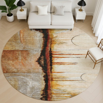 Tapis abstrait lavable à la machine de qualité supérieure Mayfield