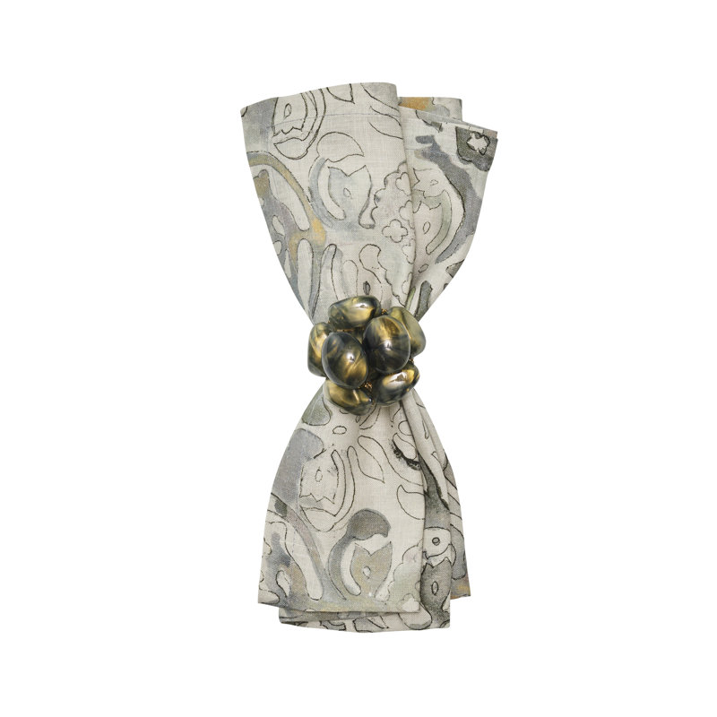 Giverny Napkin, Natural/Gray