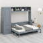 Lit escamotable Murphy avec placard et tiroirs-582528459