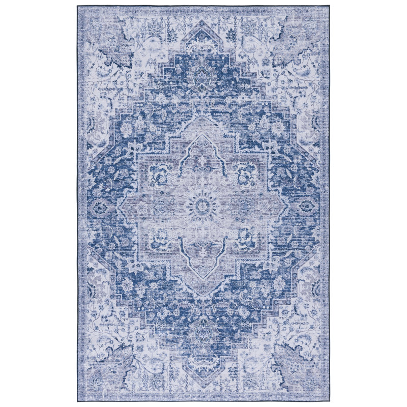 Pashen Performance Machine Washable Oriental Rug, Rectangle 3' x 5'
