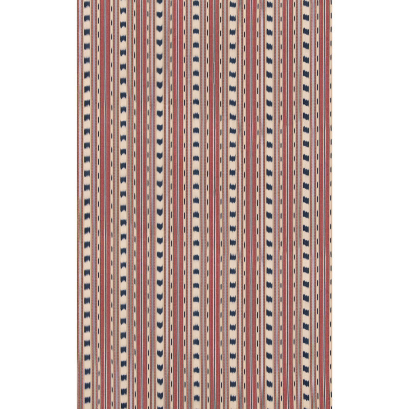 Basil Stripe, Red/Indigo