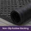 Heavy Duty Rubber Front Door Mat for Outdoor Entrance