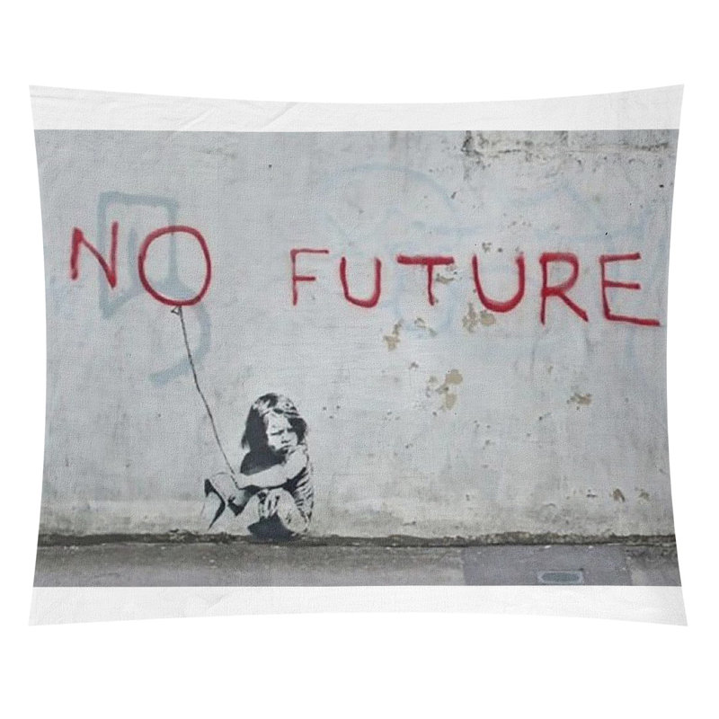 Tapisserie de polyester pas de future, H 51 po x l 60 po P 1 po