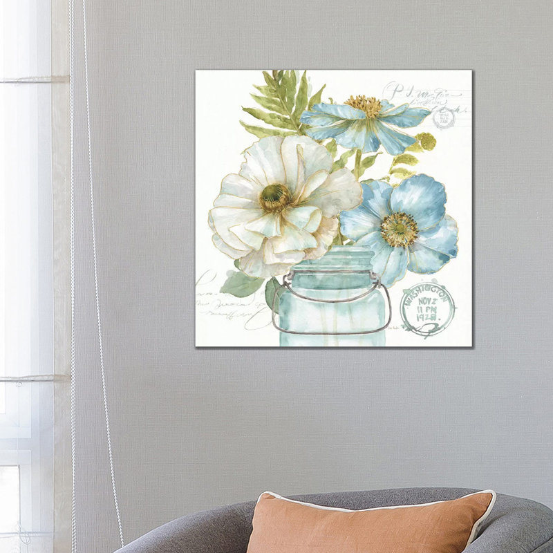 My Greenhouse Bouquet II by Lisa Audit - Wrapped Canvas Print, 66.04 cm H x 66.04 cm W x 3.175 cm D