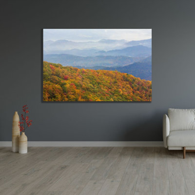  Paulson, Don Gallery Wrapped Canvas Art Titled: North Carolina, Blue Ridge Parkway Overlook
