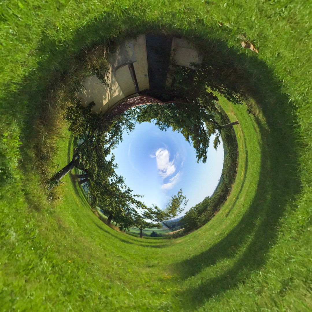 360 Degree Nature von Fotojog - Grafik auf Leinwand