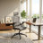 Heavy Duty Ergonomic Desk Office Chair, High Back Home Computer Chair With Headrest  And Adjustable Swivel 3D Armrests For Comfort  Adjustable Lumbar Supports Up To 350Lbs-1308965652-1308965659