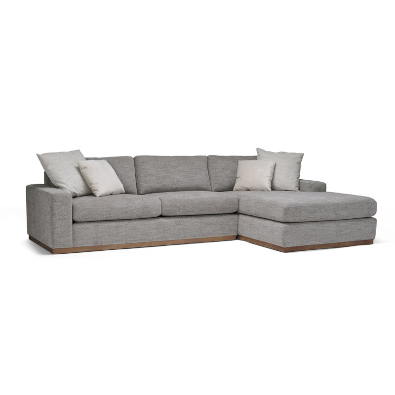 Canapé modulaire 2 pièces rembourré, Accoudoir à droite (vu de face)