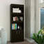 Shell Beach 1-Drawer 3-Shelf Bookcase Wengue