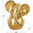 Cole And Grey Ceramic Glossy Elephant Decorative Sculpture-1613839049