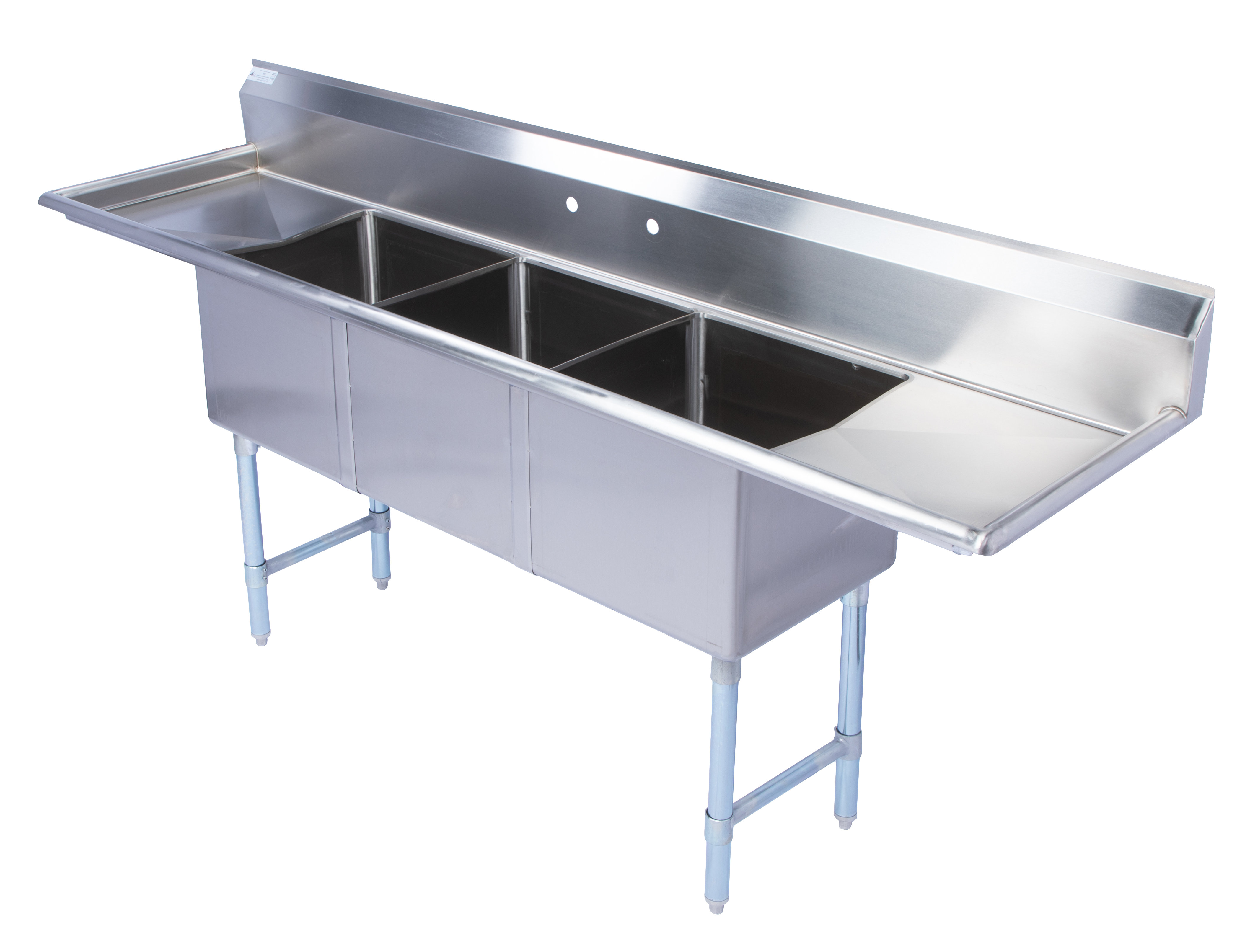 Restaurant Supply Depot 84" L x 25.5" W Free Standing Bar Sink Wayfair