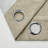 Leming Linen Like Polyester Blackout Room Darkening Grommet Curtain Pair-404001792-409431668