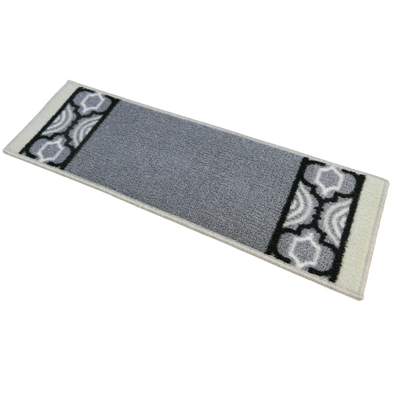 Tapis d'escalier antidérapants lavables à la machine, taille 8,5 po x 26 po, Ensemble de 2