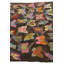 Tapis brun foncé 5x8 Perry