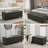 51" W Linen Upholstered Flip Top Storage Bench-503822498