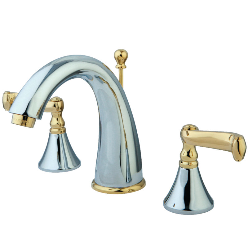 Robinet de salle de bain espacé avec ensemble de drain Royale
