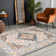 Machine Woven Blue/Brown/Grey Indoor Rug