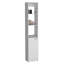 Armoire à linge, 1 porte, 6 tablettes-2110499737