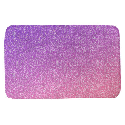 Tapis pour salle de bain floral ditsy Leffel