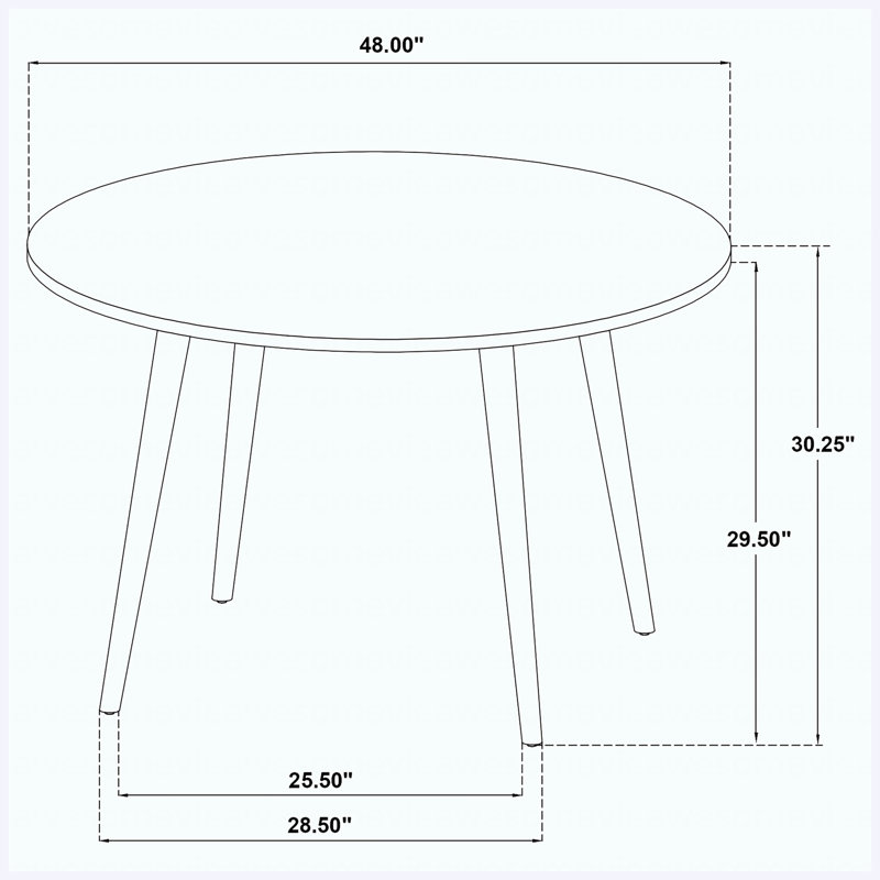 Light ash and white 5-piece dining set