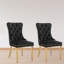 Chaise d'appoint rembourrée en velours Glenora-493854145-493854146