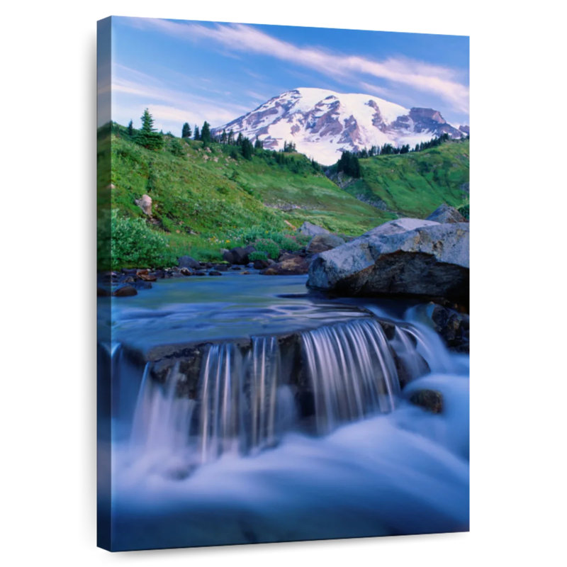Alvord Mount Rainier Scene, 12" H x 8" W