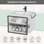 Ensemble de meuble-lavabo simple 24 "avec comptoir en céramique-1272486072