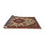 Tapis brun/beige traditionnel Jitu-1440596011