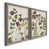 Toile avec cadre gris