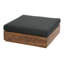 Pacific Outdoor Teak Standard Ottoman with Sunbrella Cushion-541133859