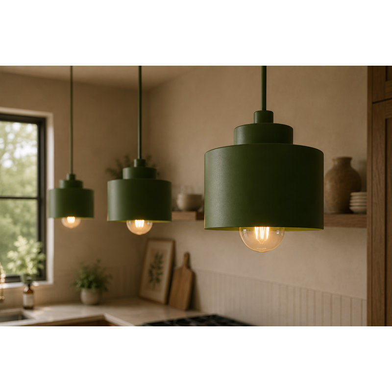 - Light Pendant, 60, Green, 3