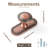 1 1/3" Mushroom Knob With Backplate(G016)-133353151