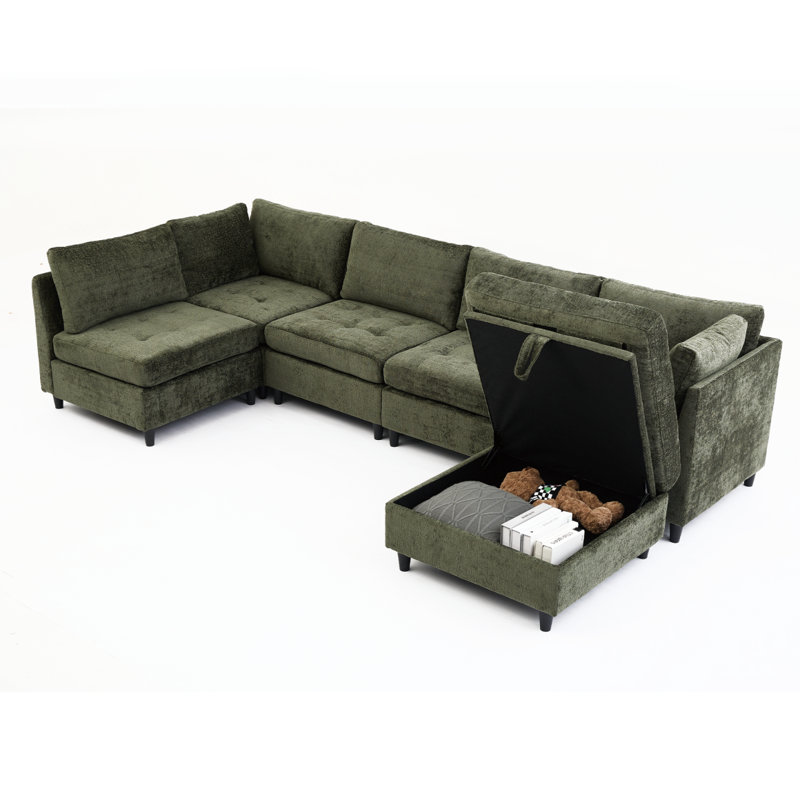 Canapé modulaire Modern, Vert