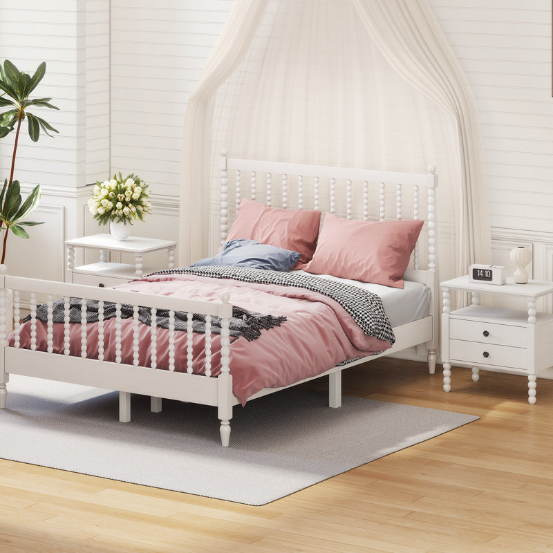 Geneal Piece Bedroom Set, King, White