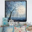 «Blue Forest Tranquility In Winter II», art mural fruits-218025643-218025616